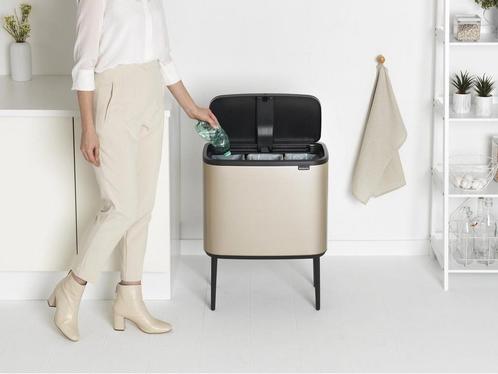Brabantia Bo Touch Bin - Prullenbak - 3 x 11 liter -, Huis en Inrichting, Woonaccessoires | Overige, Zo goed als nieuw, Verzenden