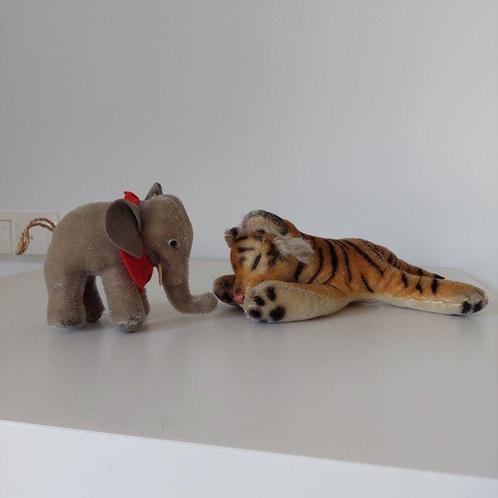 Steiff - Figuur - Pluche, Vilt, Antiek en Kunst, Antiek | Speelgoed