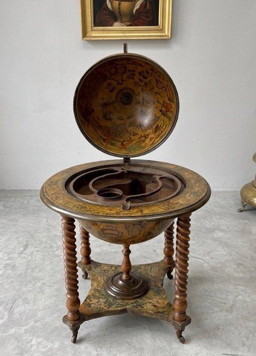 Globe bar - Balsa, Walnoot, Antiquités & Art, Antiquités | Autres Antiquités