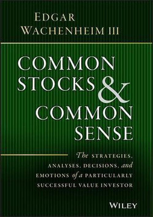 Common Stocks and Common Sense 9781119259602, Boeken, Overige Boeken, Gelezen, Verzenden