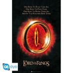 Lord of the Rings The One Ring Poster 91.5 x 61 cm, Verzamelen, Ophalen of Verzenden, Nieuw