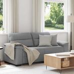 vidaXL 2-zitsbank 140 cm stof lichtgrijs, Verzenden, Nieuw