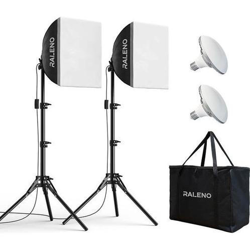 RALENO - studioset / fotoboxen - softbox-verlichtingsset -, TV, Hi-fi & Vidéo, Photo | Studio photo & Accessoires, Envoi
