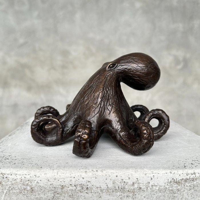 Beeld, No Reserve Price - A Octopus Sculpture in Bronze - 11, Antiquités & Art, Art | Objets design