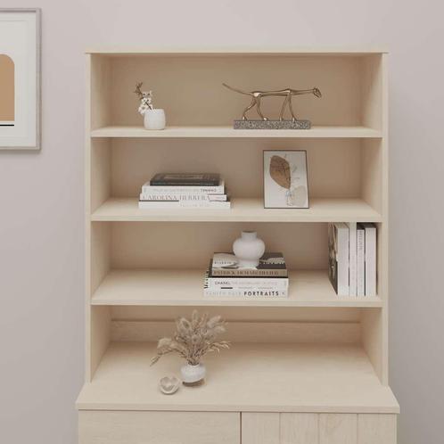 vidaXL Opzetkast HAMAR 90x30x100 cm massief grenenhout, Huis en Inrichting, Kasten | Dressoirs, Nieuw, Verzenden