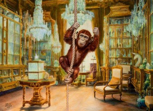 Carlos Arriaga - A radiant revenge, Antiek en Kunst, Kunst | Schilderijen | Modern