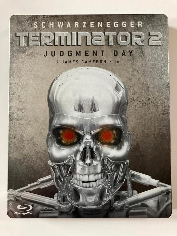 TERMINATOR 2 JUDGEMENT DAY (STEELCASE) (BLURAY), Cd's en Dvd's, Blu-ray, Gebruikt