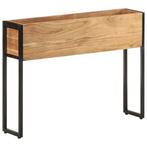 vidaXL Plantenbak 90x20x68 cm massief acaciahout, Tuin en Terras, Verzenden, Nieuw