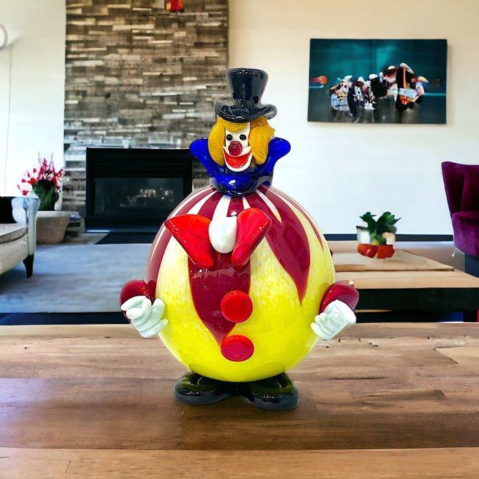 Filippo Maso - sculptuur, Clown soffiato - 25 cm -, Antiek en Kunst, Antiek | Glaswerk en Kristal