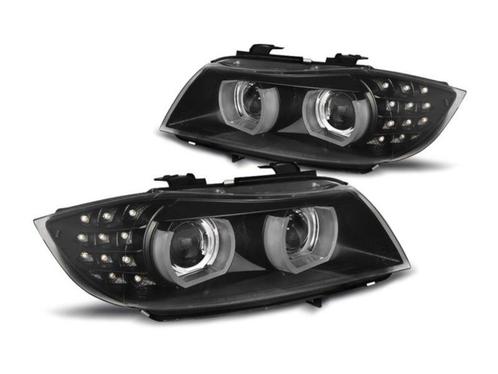 Xenon koplamp units LED DRL Black geschikt voor BMW E90 E91, Autos : Pièces & Accessoires, Éclairage, Envoi