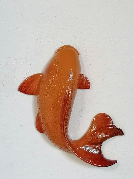 Vanessa Bonino - sculptuur, Koi carp - 37 cm - Majolica -, Antiek en Kunst, Kunst | Designobjecten