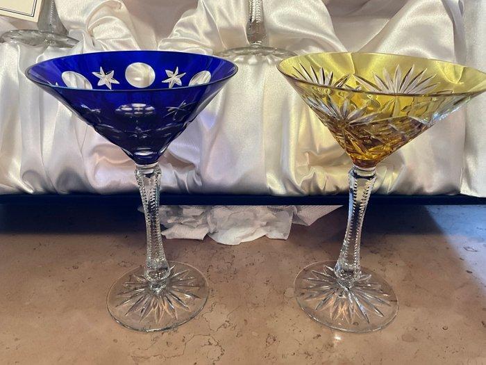 Fabergé - Drinkservies (4) - Kristal - martini cocktail, Antiek en Kunst, Antiek | Meubels | Tafels