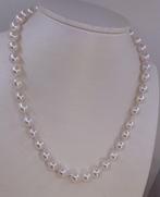 Zonder minimumprijs - Halsketting 8x8.5mm Akoya parels, Handtassen en Accessoires, Kettingen, Nieuw