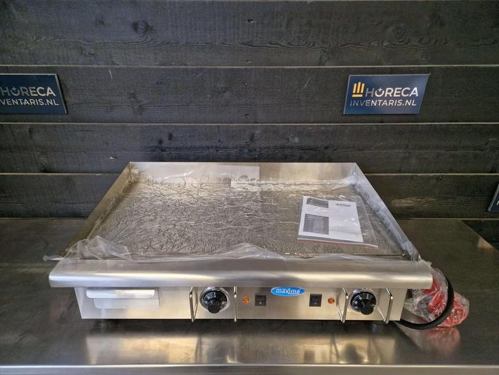 Grillplaat | Glad | 73 cm | incl. Opvangbak | 400V, Zakelijke goederen, Horeca | Keukenapparatuur, Gebruikt, Fornuis, Frituur en Grillen