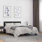 vidaXL Bedframe bewerkt hout metaal zwart 120x200 cm, Huis en Inrichting, Slaapkamer | Bedden, Verzenden, Nieuw