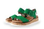 Rieker Sandalen in maat 39 Groen | 5% extra korting, Verzenden, Sandalen of Muiltjes, Zo goed als nieuw, Groen