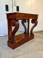 Wandtafel - Mahonie - Zéér verfijnd snijwerk!, Antiek en Kunst