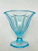 Azuurblauw - Drinkset (5) - Glas - Art Deco coupeglazen, Antiek en Kunst, Antiek | Meubels | Tafels