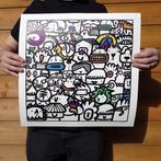 Kev Munday - Paint The Town - Textured Giclee Print - No