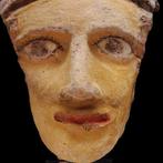 Oud-Egyptisch - Masker van de kuip van een sarcofaag in