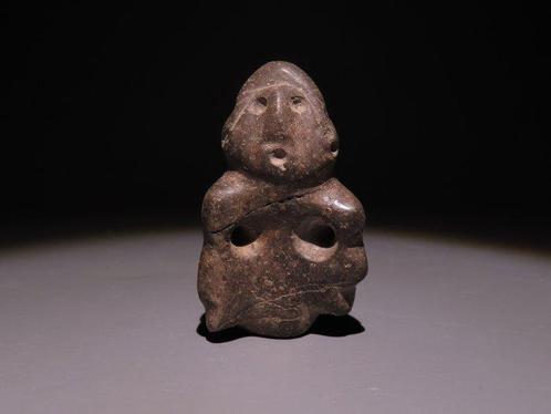 Colima, West-Mexico Steen Antropomorfe figuur. 200, Verzamelen, Mineralen en Fossielen