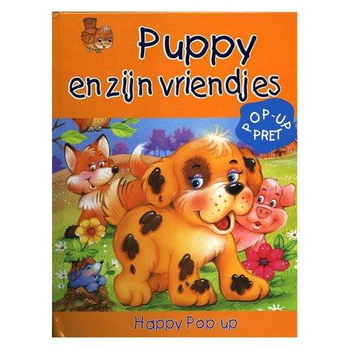 Pop-Up Boek Puppy en zijn Vriendjes 8716745001586, Boeken, Overige Boeken, Gelezen, Verzenden