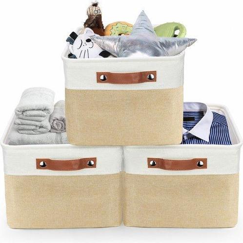 Tweedekans | Tranquil Abode Opvouwbare Opbergmand - Set van, Huis en Inrichting, Woonaccessoires | Schalen en Manden, Ophalen of Verzenden
