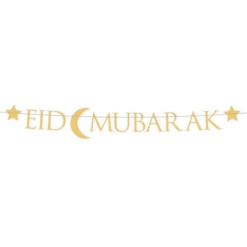 Letterslinger Eid Ramadan 1,8m, Hobby en Vrije tijd, Feestartikelen, Nieuw, Verzenden