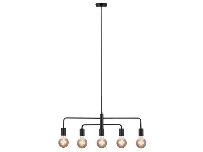 Nordlux - Plafondlamp - Gloom – Elegant 5-Spot - Zwart -, Antiek en Kunst, Antiek | Verlichting