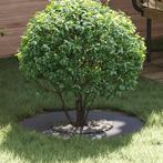 vidaXL Platte boomring Antraciet Ø30 / 60 cm Staal, Tuin en Terras, Bloempotten, Verzenden, Nieuw