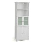 2dekans | Coast Badkamerkast - MDF met glas - 60 x 30 x 163, Ophalen of Verzenden, Nieuw