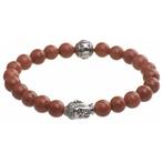Fako Bijoux® - Buddha Armband - Bal - Bruin Glitter, Handtassen en Accessoires, Armbanden, Verzenden, Nieuw