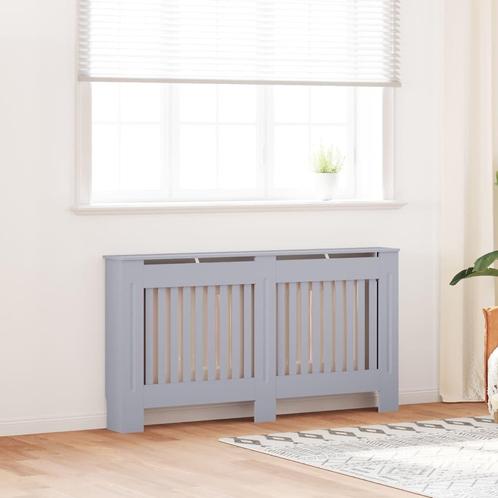 vidaXL Radiatorombouw 152x19x81,5 cm MDF antraciet, Doe-het-zelf en Bouw, Verwarming en Radiatoren, Nieuw, Verzenden