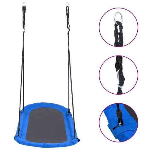vidaXL Nestschommel met vlaggetjes 165x70 cm, Kinderen en Baby's, Speelgoed | Buiten | Speeltoestellen, Nieuw, Verzenden