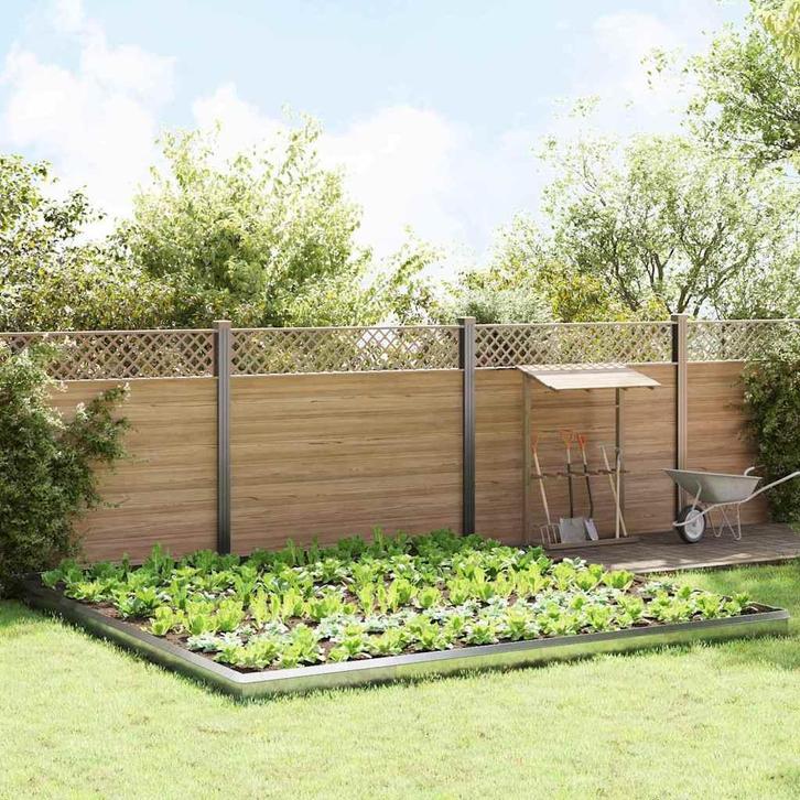 vidaXL Slakkenhekken 20 pcs Zilver Gegevens staal, Tuin en Terras, Bielzen en Borduren, Nieuw, Verzenden