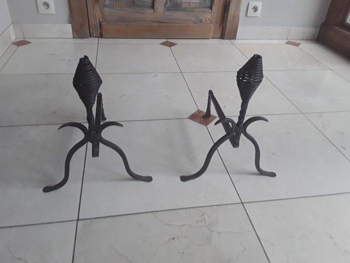 Vuurbok - Smeedijzer, Antiek en Kunst, Antiek | Overige Antiek