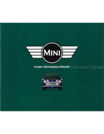 1997 MINI COOPER | KENSINGTON | MAYFAIR BROCHURE JAPANS, Nieuw