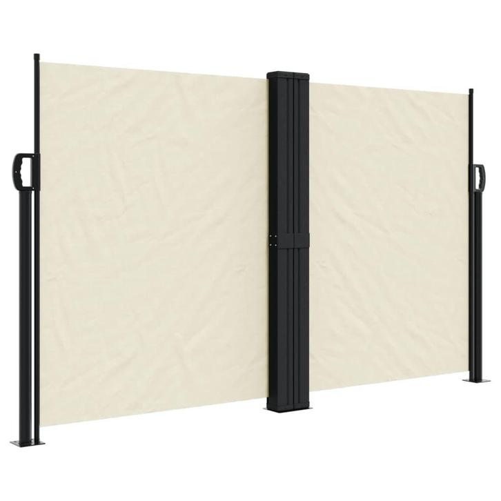 Windscherm Creme | OP = OP | Topdeal voor Tuin & Terras, Tuin en Terras, Tuinschermen, Nieuw, Staal, 100 tot 150 cm, 200 cm of meer