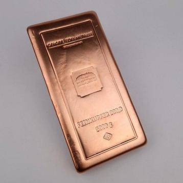 5 kilogram koper - .999 - Geiger. (Zonder Minimumprijs) beschikbaar voor biedingen