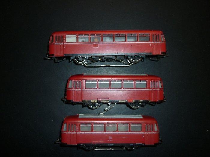 Märklin H0 - 3016/4018 - Autorail (3) - Trois wagons de, Hobby en Vrije tijd, Modeltreinen | H0