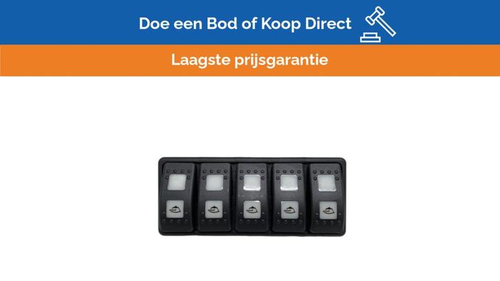 Bieden: CNB bilge pump switch panel black -, Watersport en Boten, Bootonderdelen, Ophalen of Verzenden