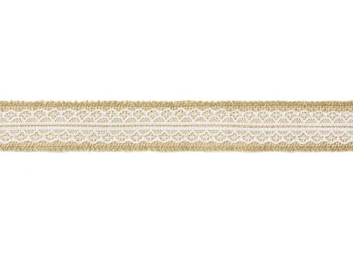 Kanten Lint Jute 5m, Hobby en Vrije tijd, Feestartikelen, Nieuw, Verzenden