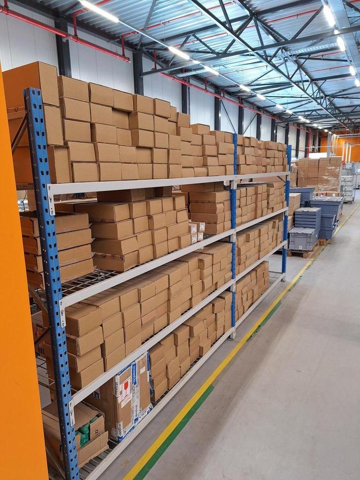 Grootvakstelling 2000x2250x600mm met zware gaaslegborden, Zakelijke goederen, Kantoor en Winkelinrichting | Magazijn, Stelling en Opslag