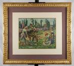 Paul-Emile Colin (1867-1949) - La cueillette, Antiek en Kunst, Kunst | Schilderijen | Klassiek