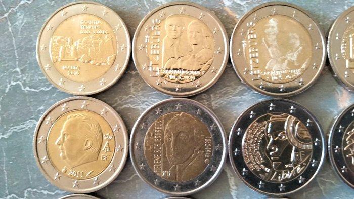 Europa. 2 Euro 2005/2025 (15 pièces) (Zonder minimumprijs), Timbres & Monnaies, Monnaies | Europe | Monnaies euro