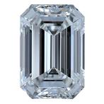 1 pcs Diamant - 1.02 ct - Smaragd - F - VVS2, Handtassen en Accessoires, Edelstenen, Nieuw