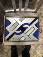 Dienblad - Glas, Hout, Metaal - Polma, Antiek en Kunst