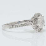 Trouwring - 14 karaat Witgoud - 1.43ct. tw. Diamant