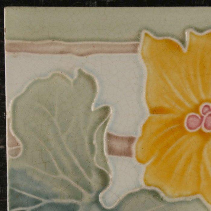 Jugendstil Tegel - De Dyle, Wijgmaal - Art Nouveau -, Antiek en Kunst, Antiek | Glaswerk en Kristal