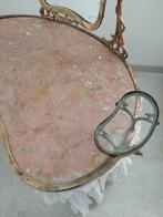 Armoire - Bois, Métal, Marbre - Toilette, Antiquités & Art